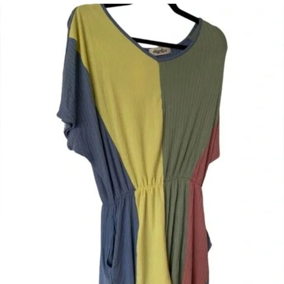 Haptics Color Block Romper, NWOT - Picture 1 of 7